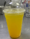 Mango Green Tea with Mango Popping Balls
