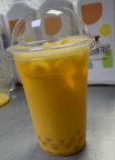 Mango Milk Bubble Tea 500ml