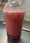 Strawberry Milk Bubble Tea 500ml